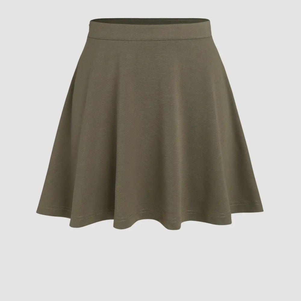 [NEW] Sage Green Skater Skirt